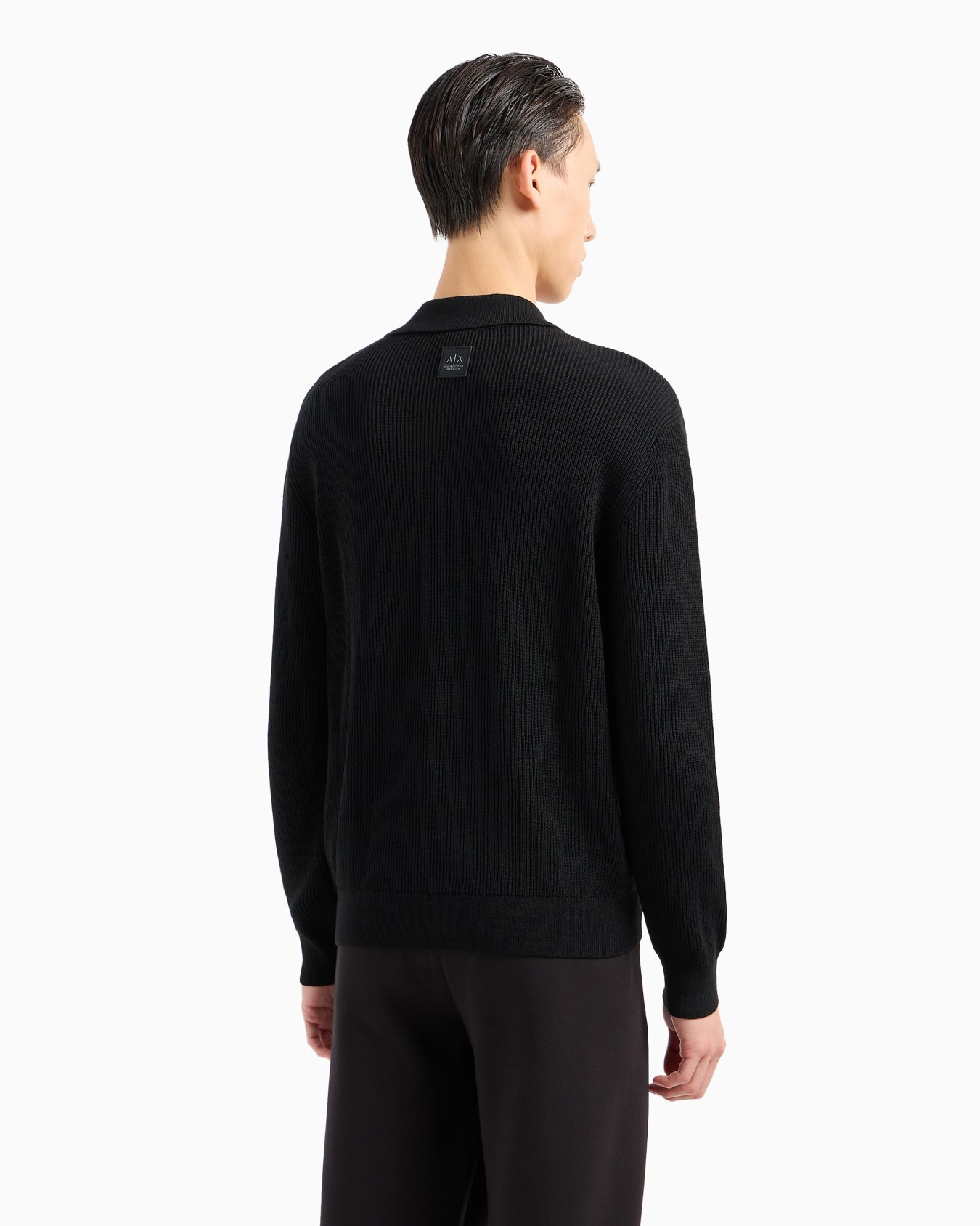 Wool Blend Collared Sweater Slide 2
