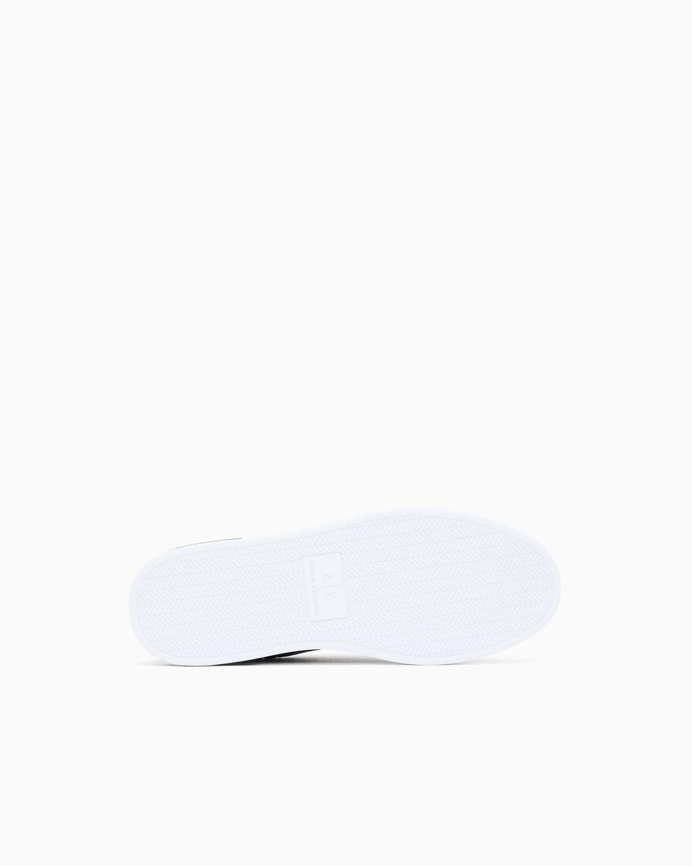 Lace-up sneakers with allover embossed logo Slide 5