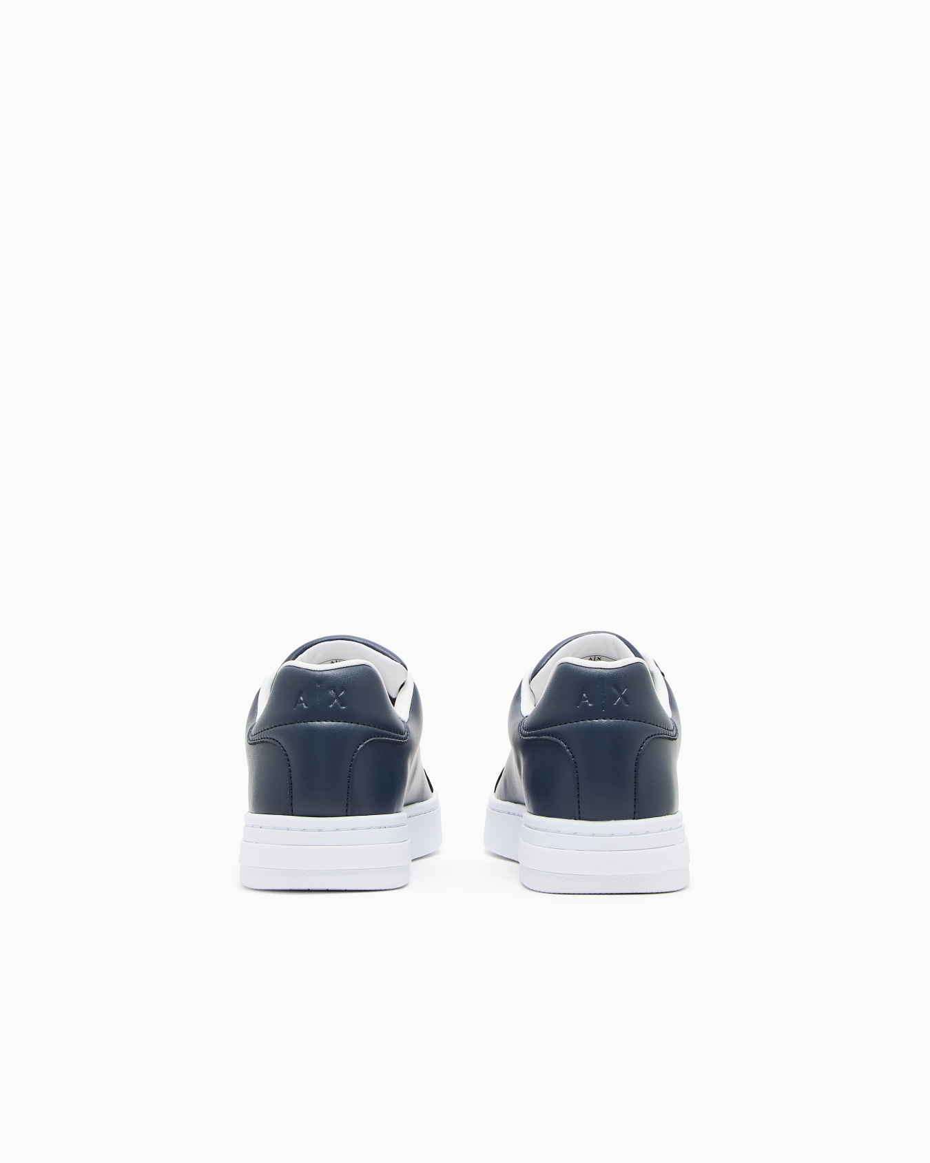 Leather sneakers with logo on the sole Slide 3