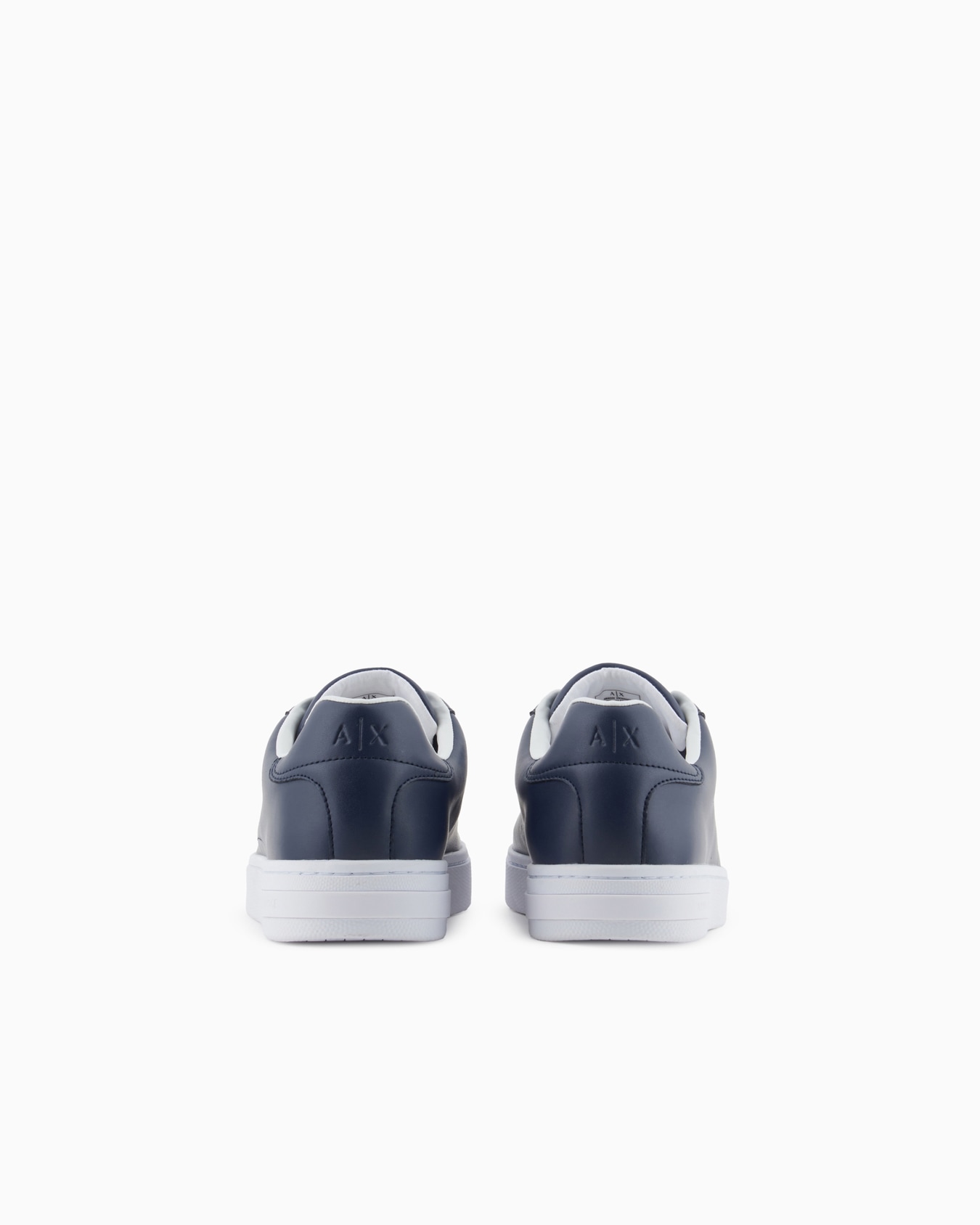Leather sneakers with logo on the sole Slide 3