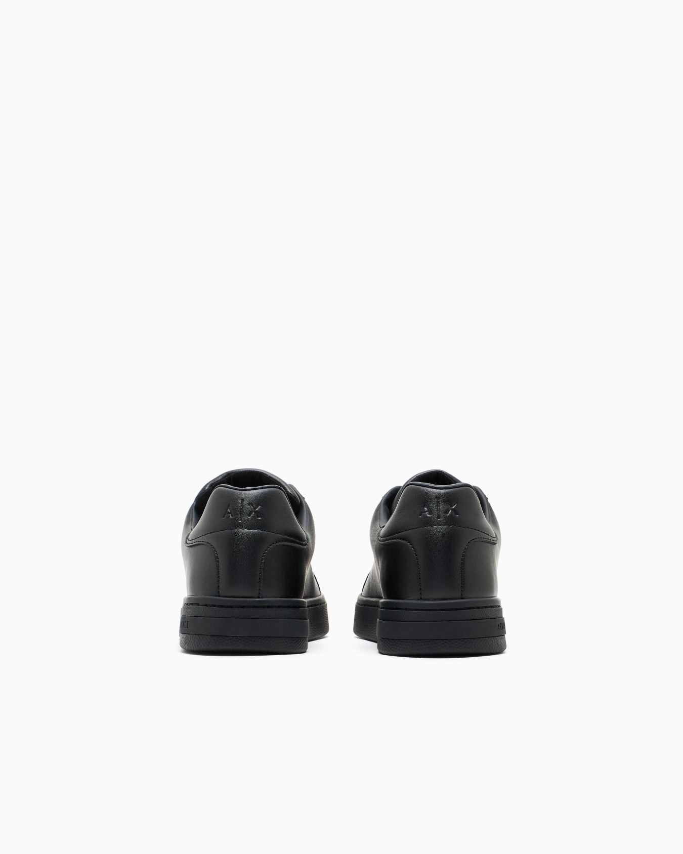 Leather sneakers with logo on the sole Slide 3