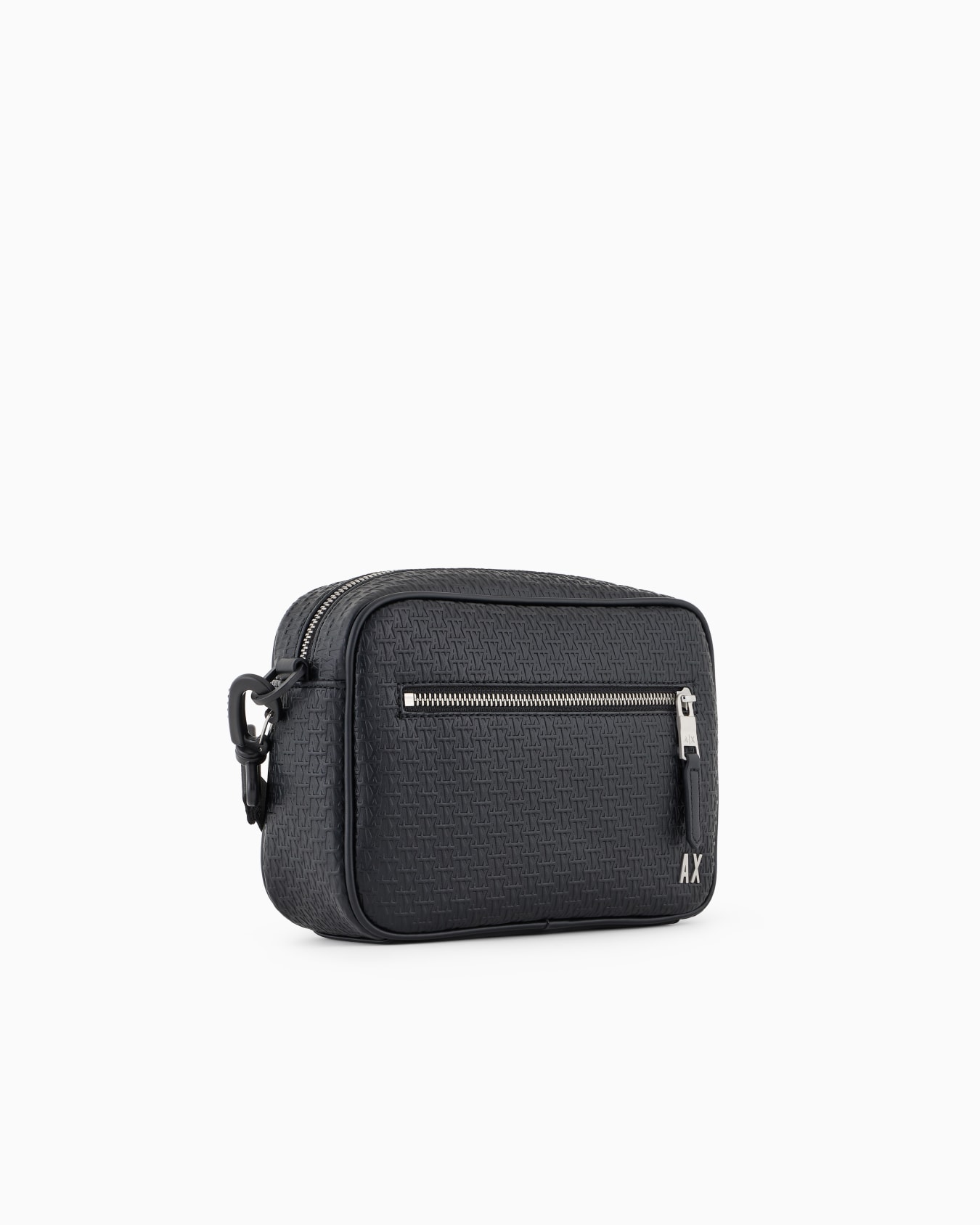 Shoulder bag with allover monogram logo Slide 1