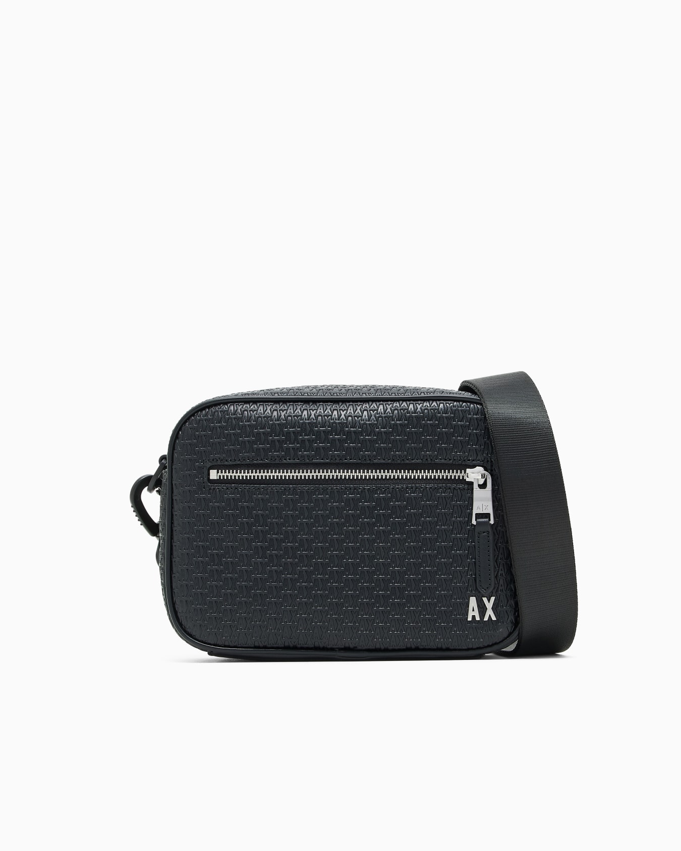 Borsa a tracolla con logo monogram allover Slide 0