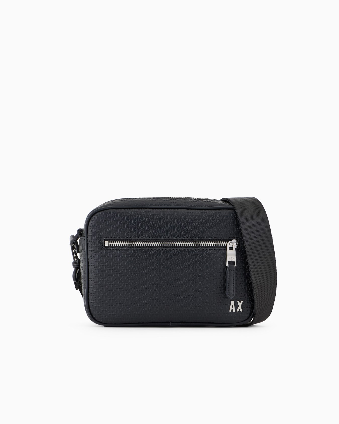 Shoulder bag with allover monogram logo Slide 0