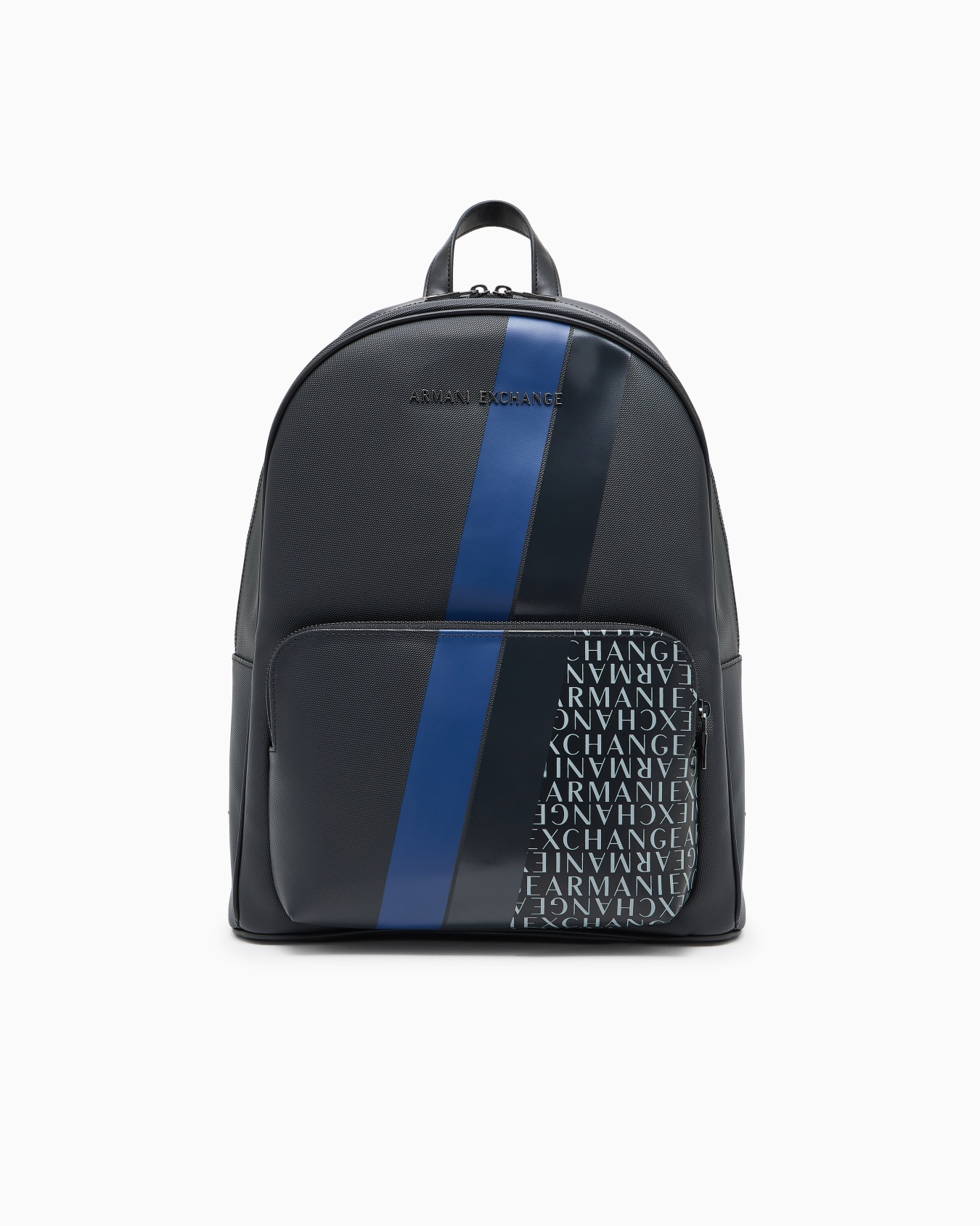 Backpack with monogram and stripes Slide 0