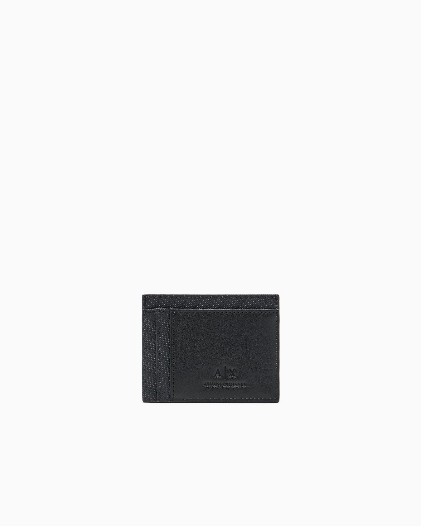 Card holder with monogram and stripes Slide 1