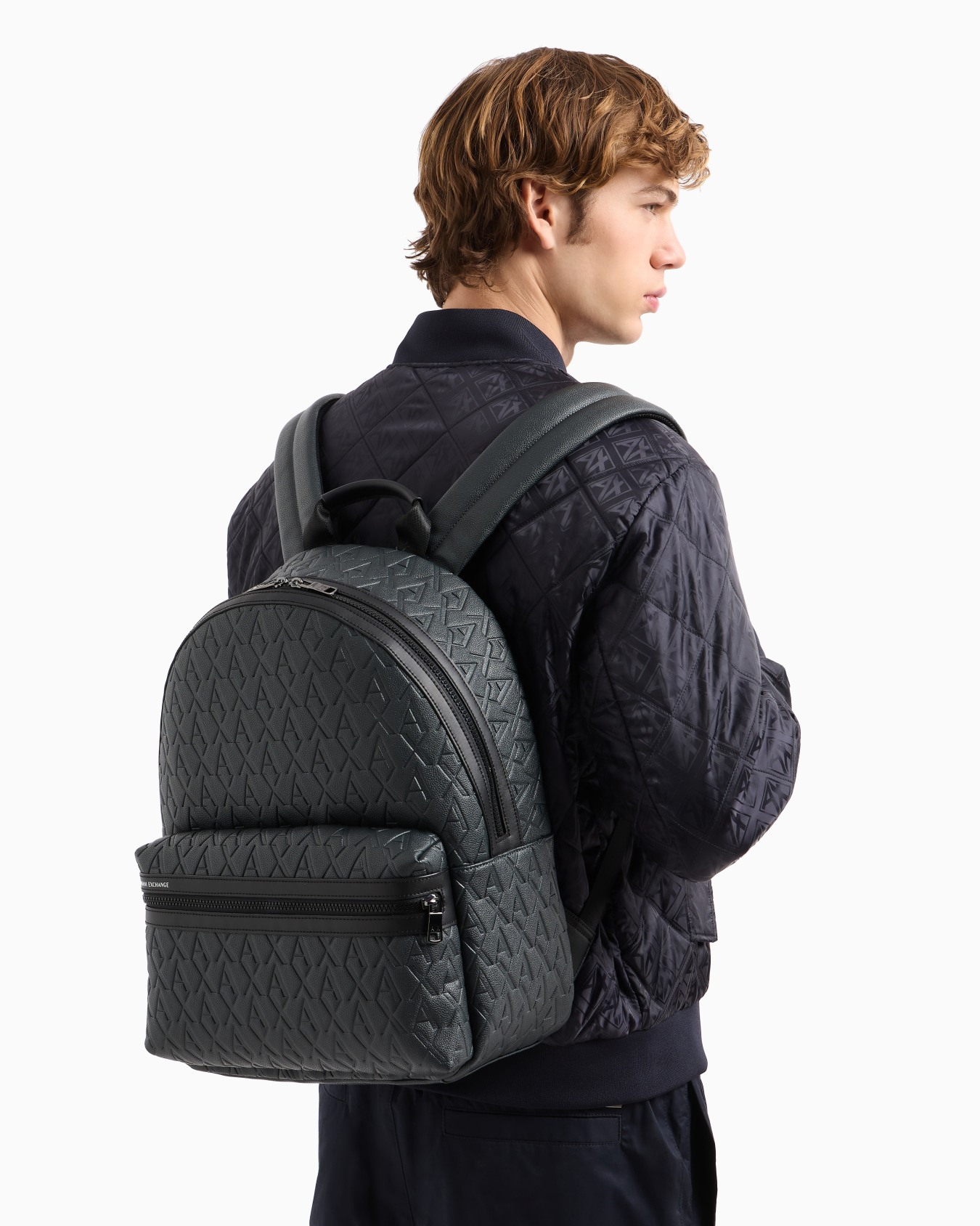 ASV Recycled Fabric Allover Logo Backpack Diapositiva 5