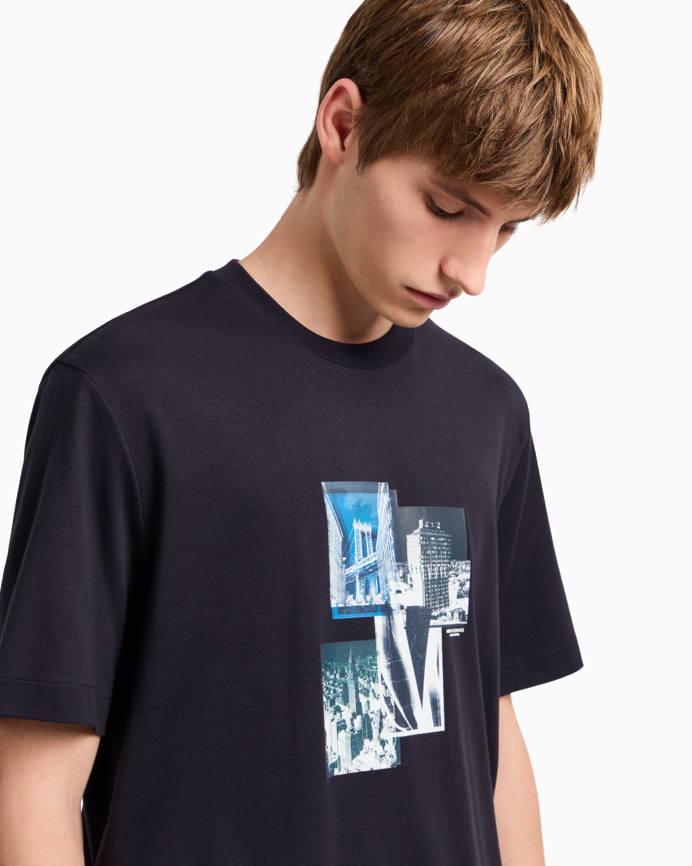 Regular fit T-shirt with photo print Slide 4