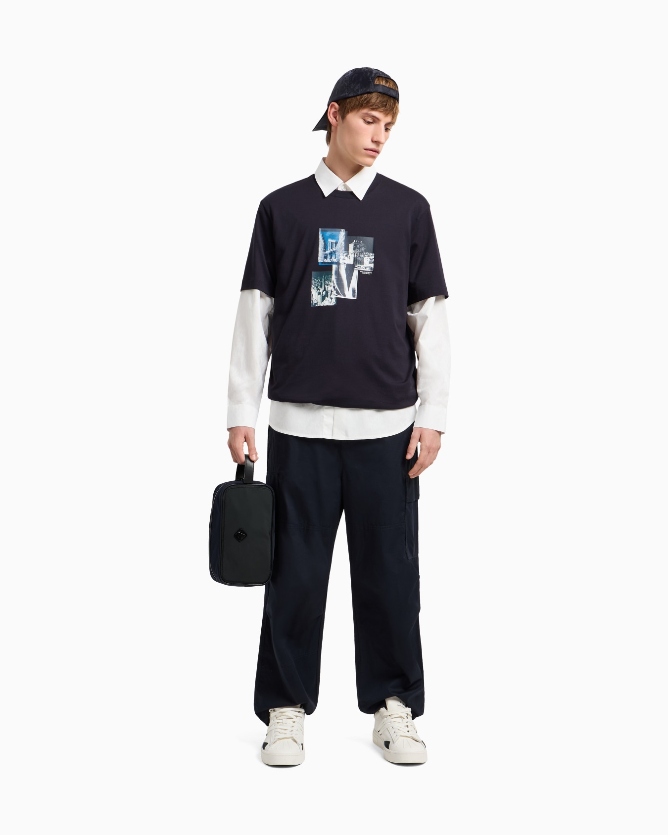 Regular fit T-shirt with photo print Slide 1