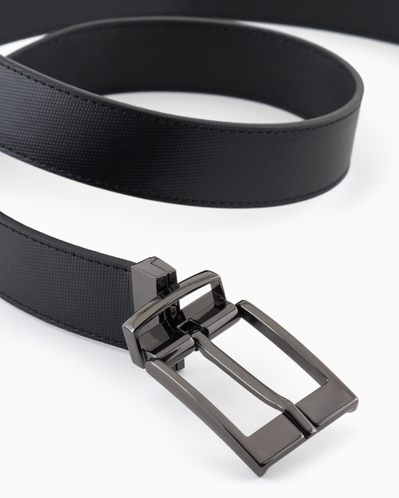 Coated leather belt Slide 1
