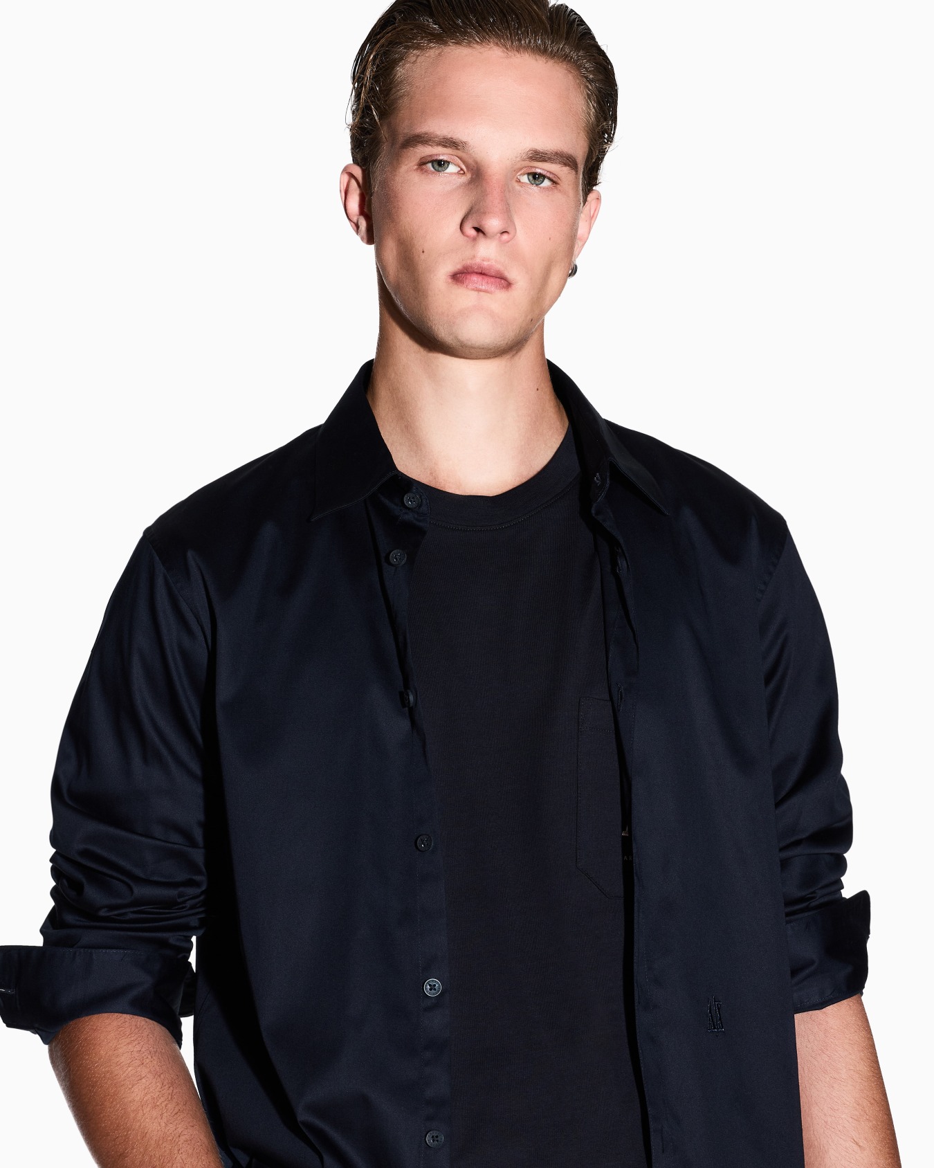 Regular fit cotton shirt Slide 4
