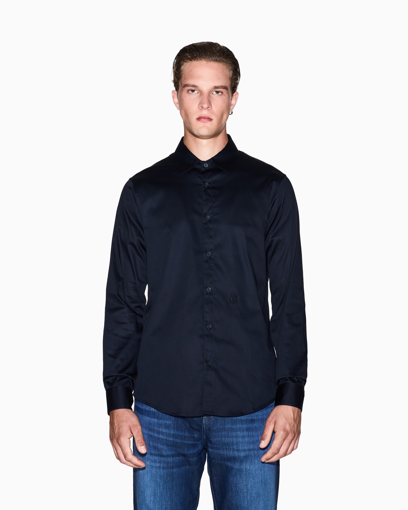Regular fit cotton shirt Slide 3