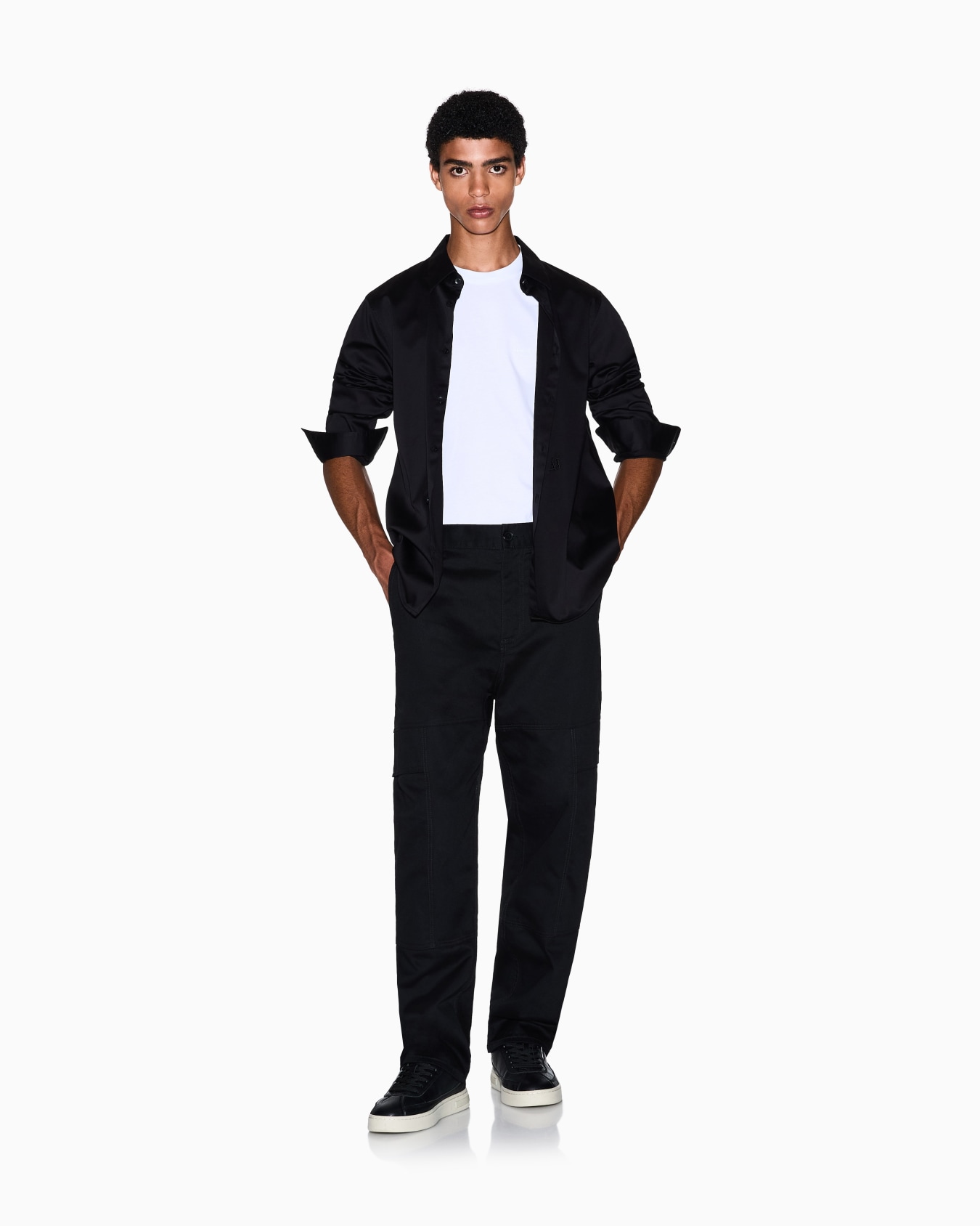 Regular fit cotton shirt Diapositive 1