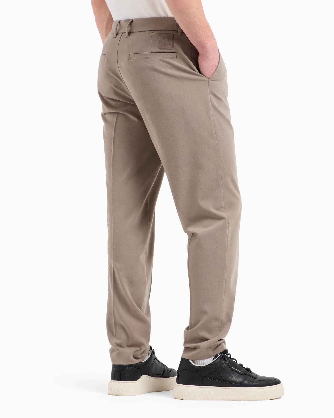 ICON ウールミックス チノパンツ スライドする 2