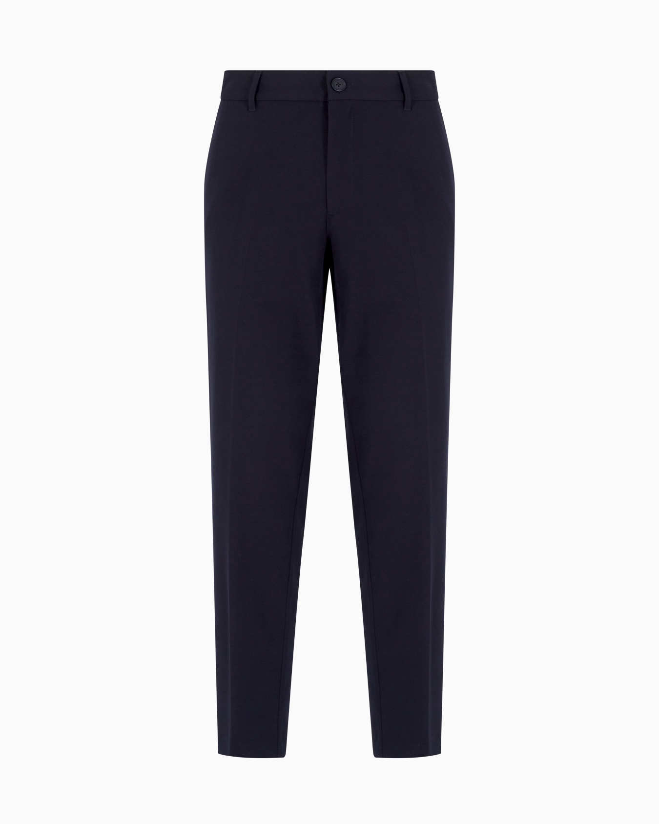 Chino trousers in flowing fabric Slide 0