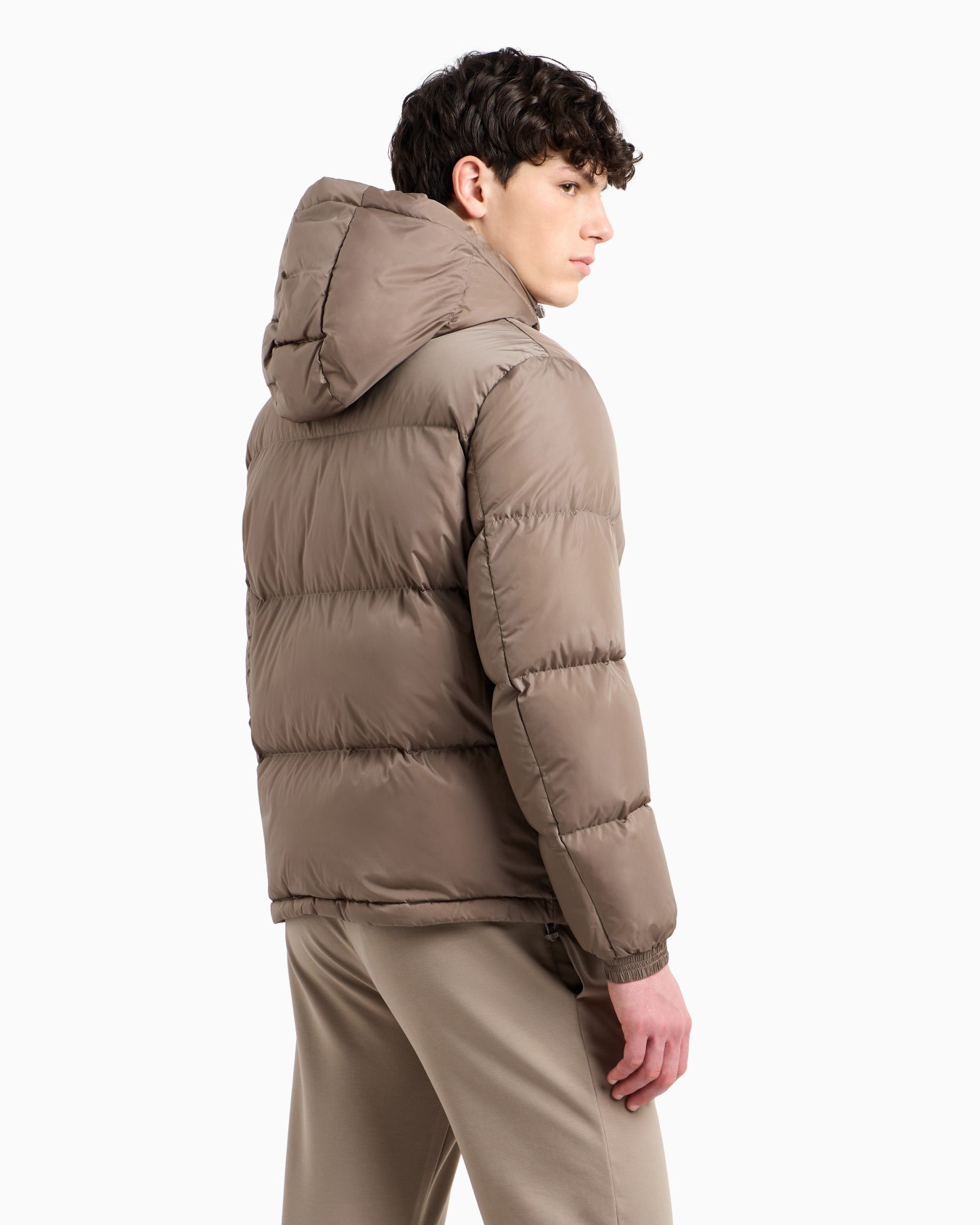 Padded jacket with hood Slide 2