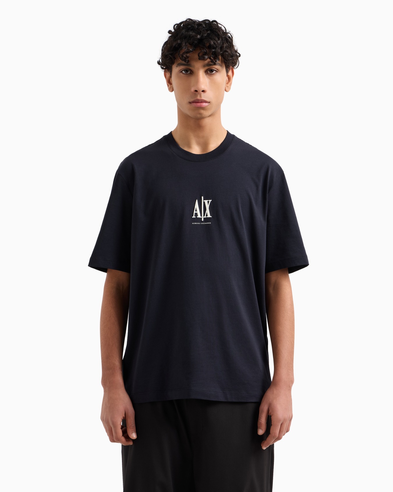 Regular fit T-shirt with embroidered logo Slide 4