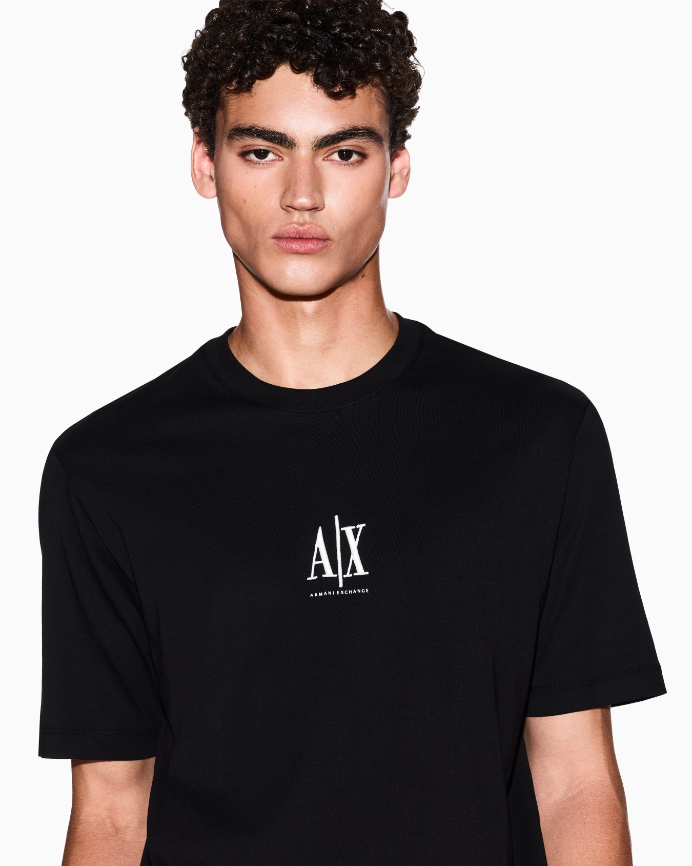 Regular fit T-shirt with embroidered logo Diapositiva 4