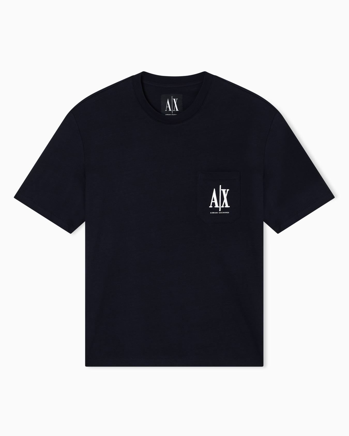 Regular fit T-shirt with pocket and logo Folie 0