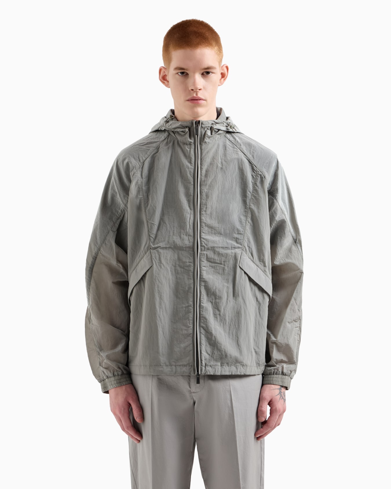 Nylon hooded blouson Slide 3