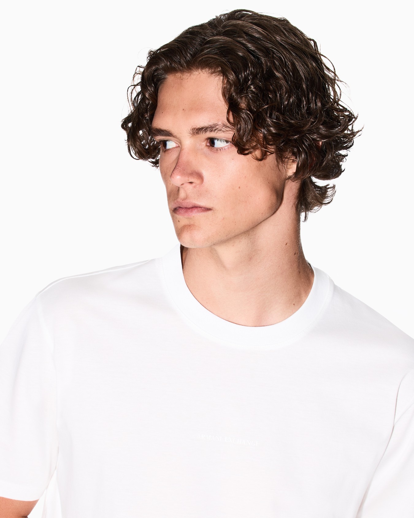 Regular fit mercerised cotton T-shirt Slide 4