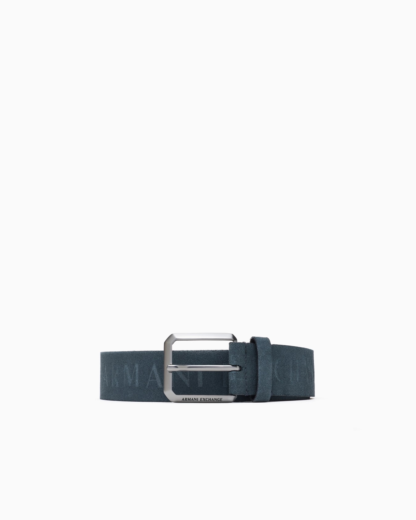  Leather belt with logo Diapositiva 0