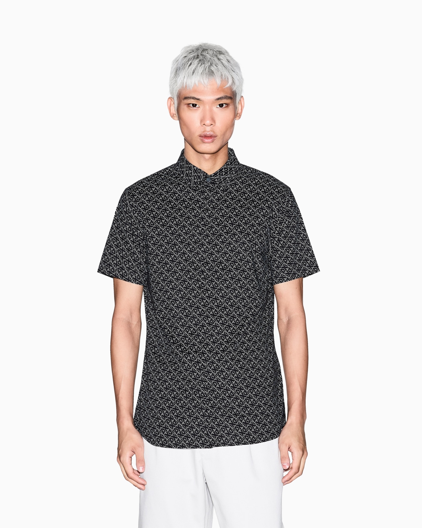 Slim fit short sleeve shirt Slide 3