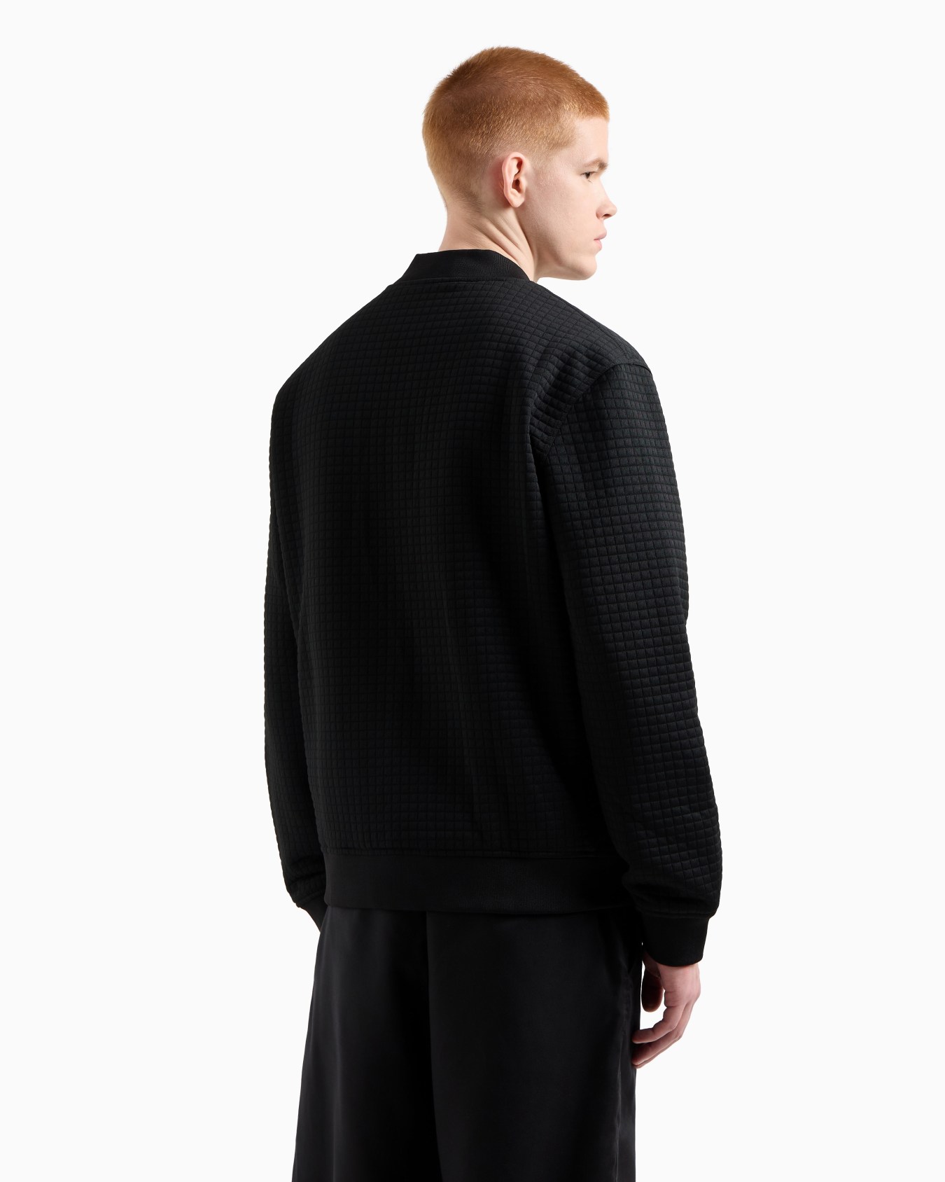 Bomber jacket with zip in stretch fabric Slide 2