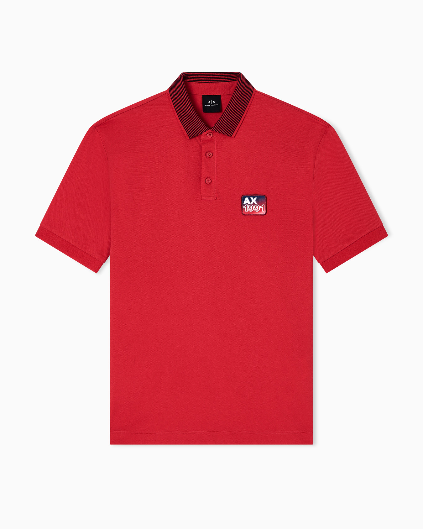 Regular fit jersey polo shirt Diapositiva 0