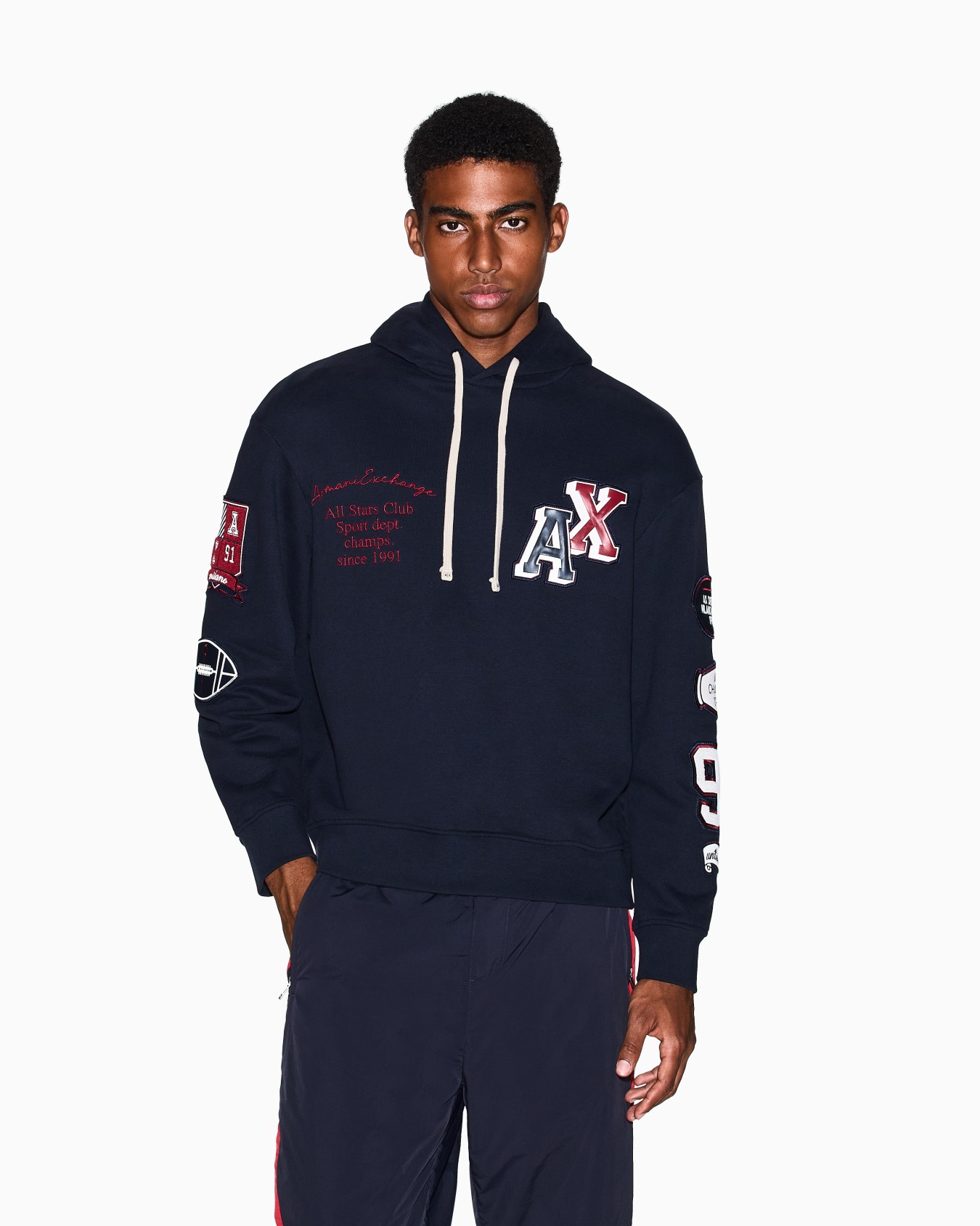 Hoodie with patch Slide 3