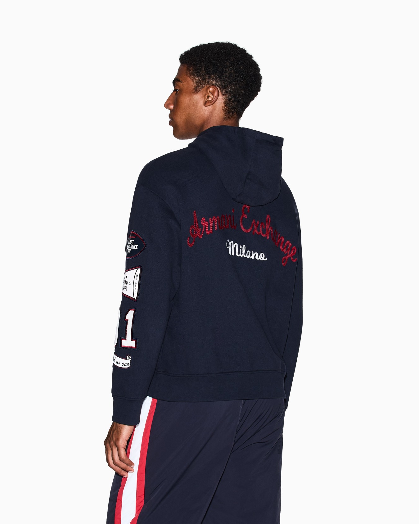 Hoodie with patch Slide 2