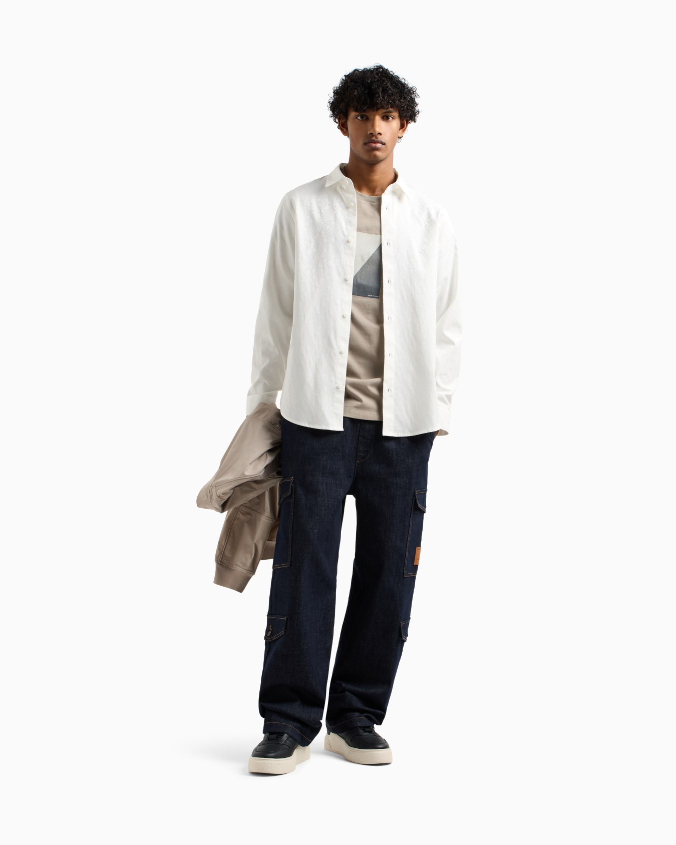 Regular fit T-shirt with photo print Slide 1