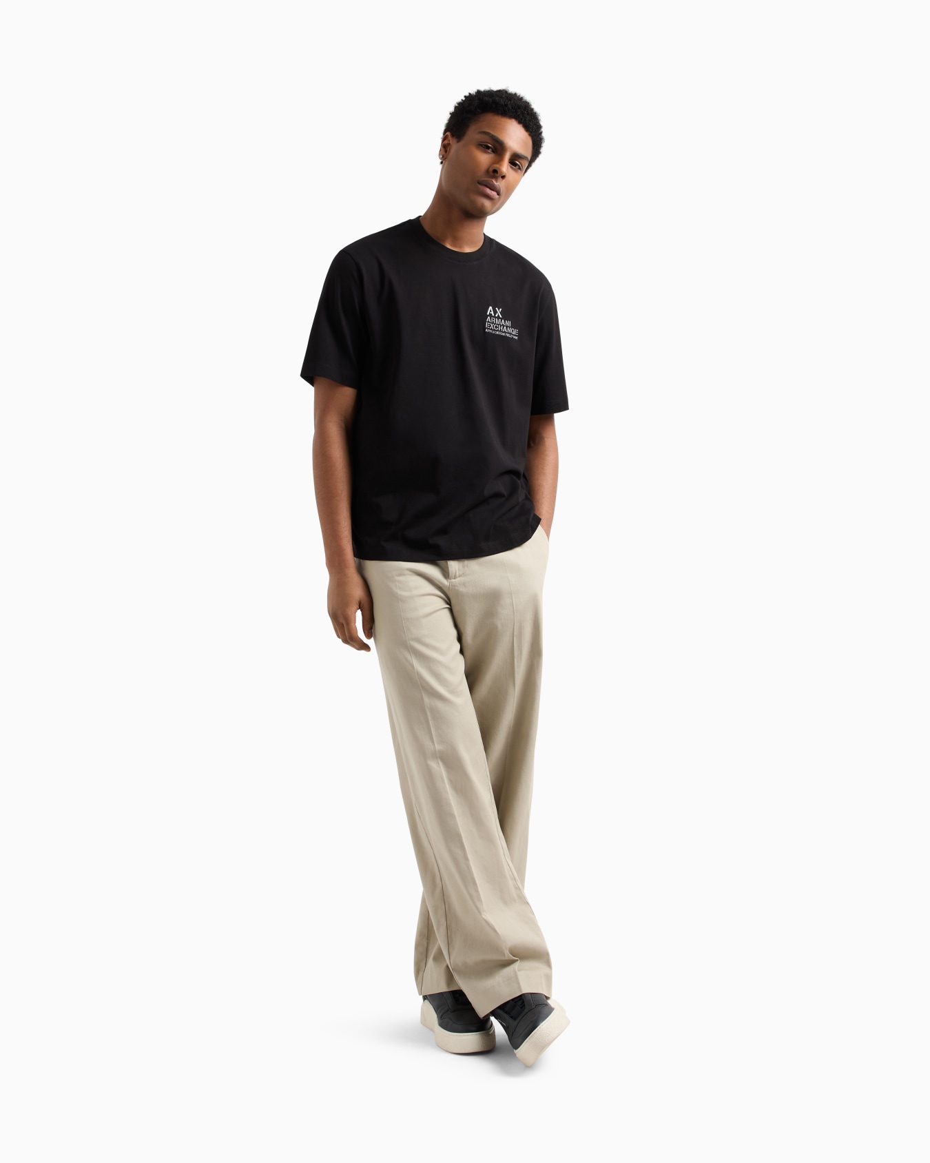 AXロゴ 半袖クルーネックTシャツ スライドする 1
