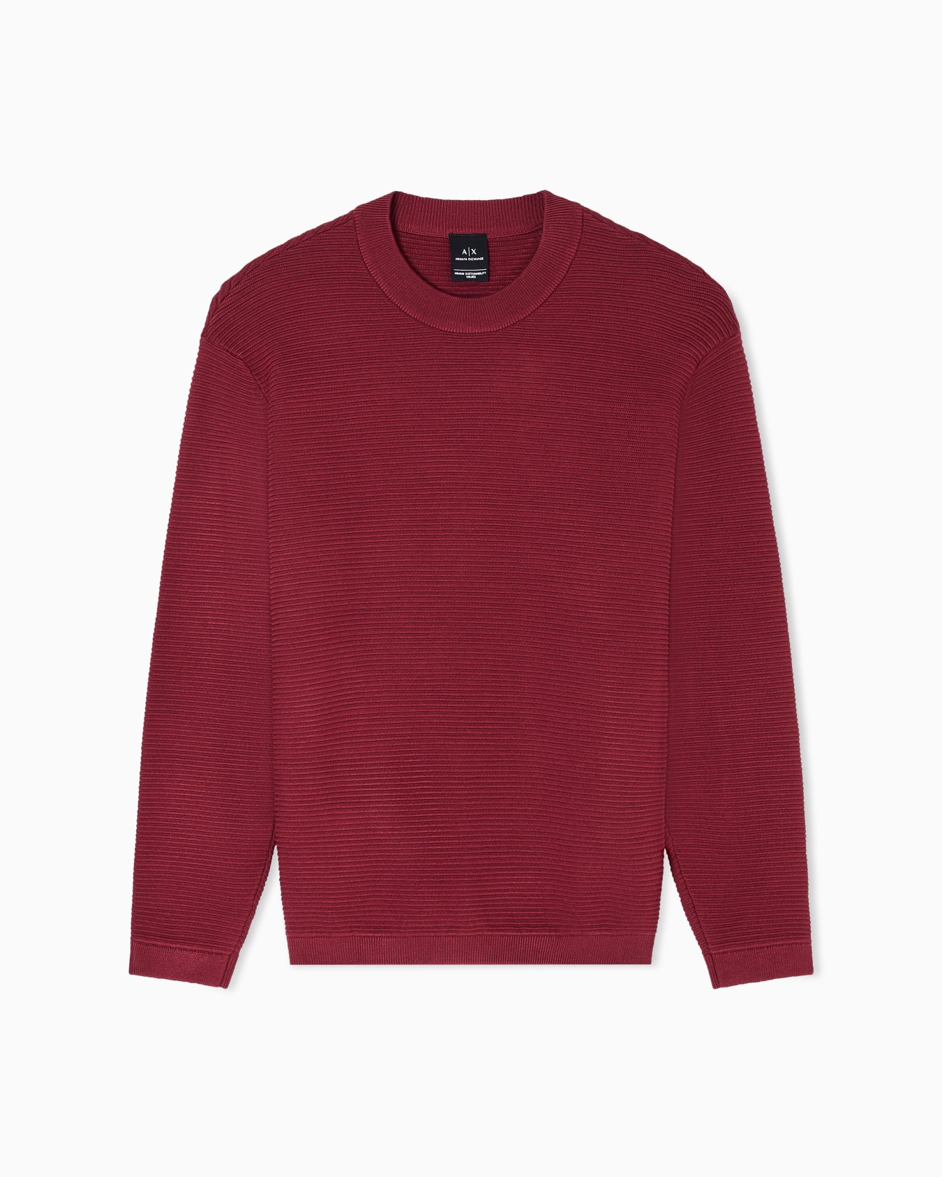 Ribbed crew neck sweater Slide 0