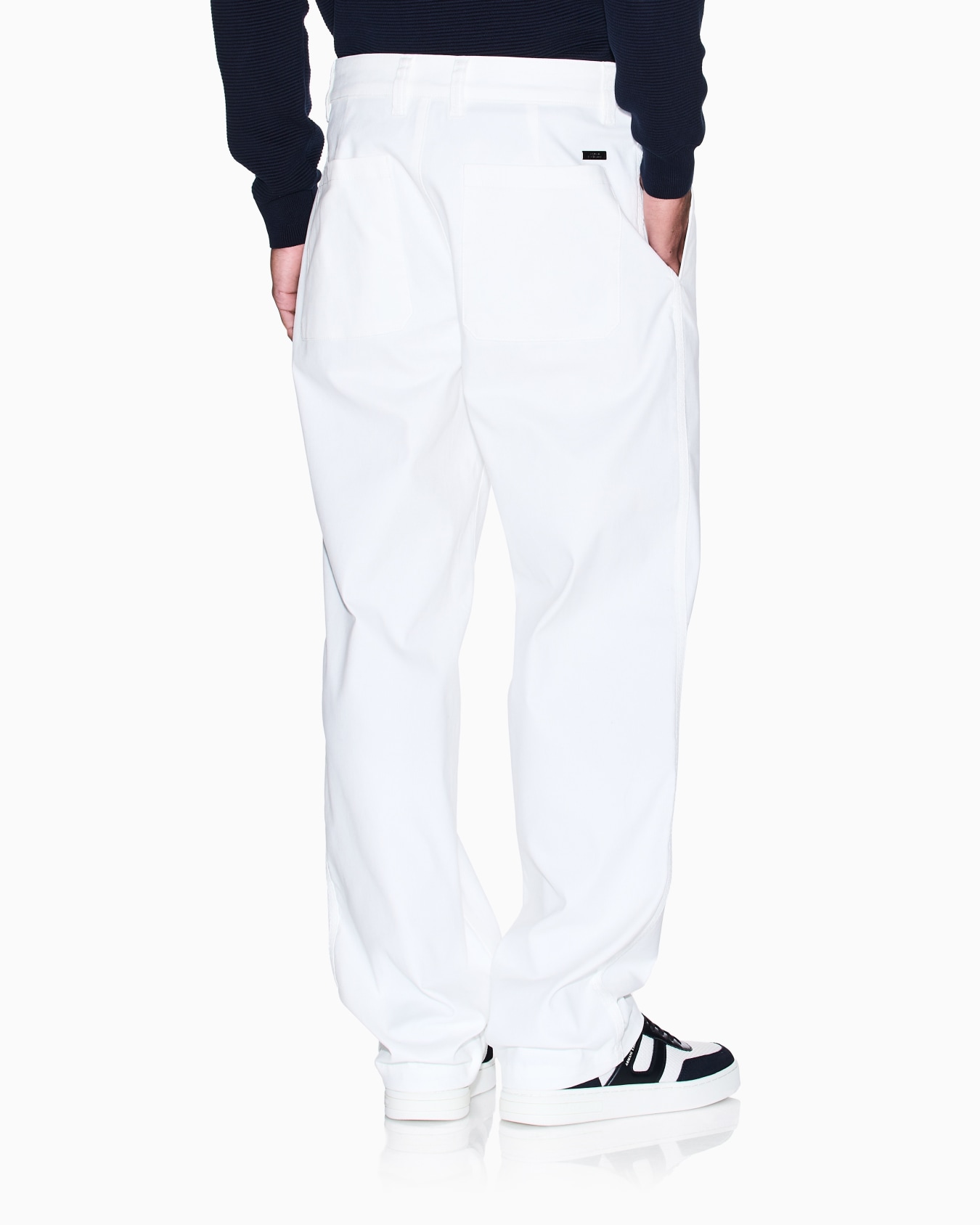 Pantalon chino en coton extensible Diapositive 2