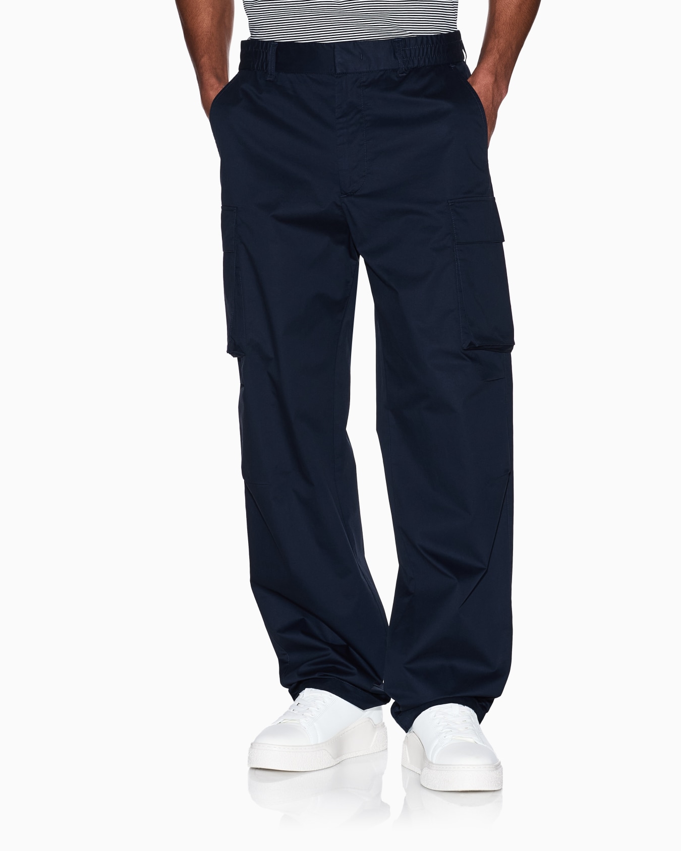 Pantaloni cargo in twill Slide 3