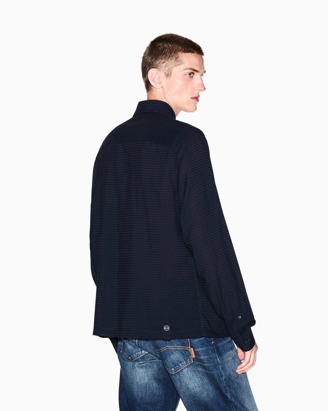 Regular fit shirt with logo Slide 2