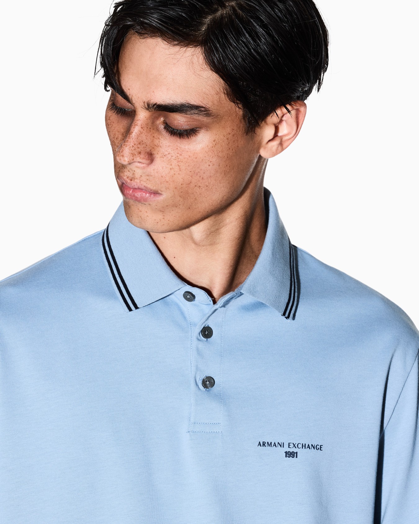 Polo regular fit in jersey di cotone Slide 4