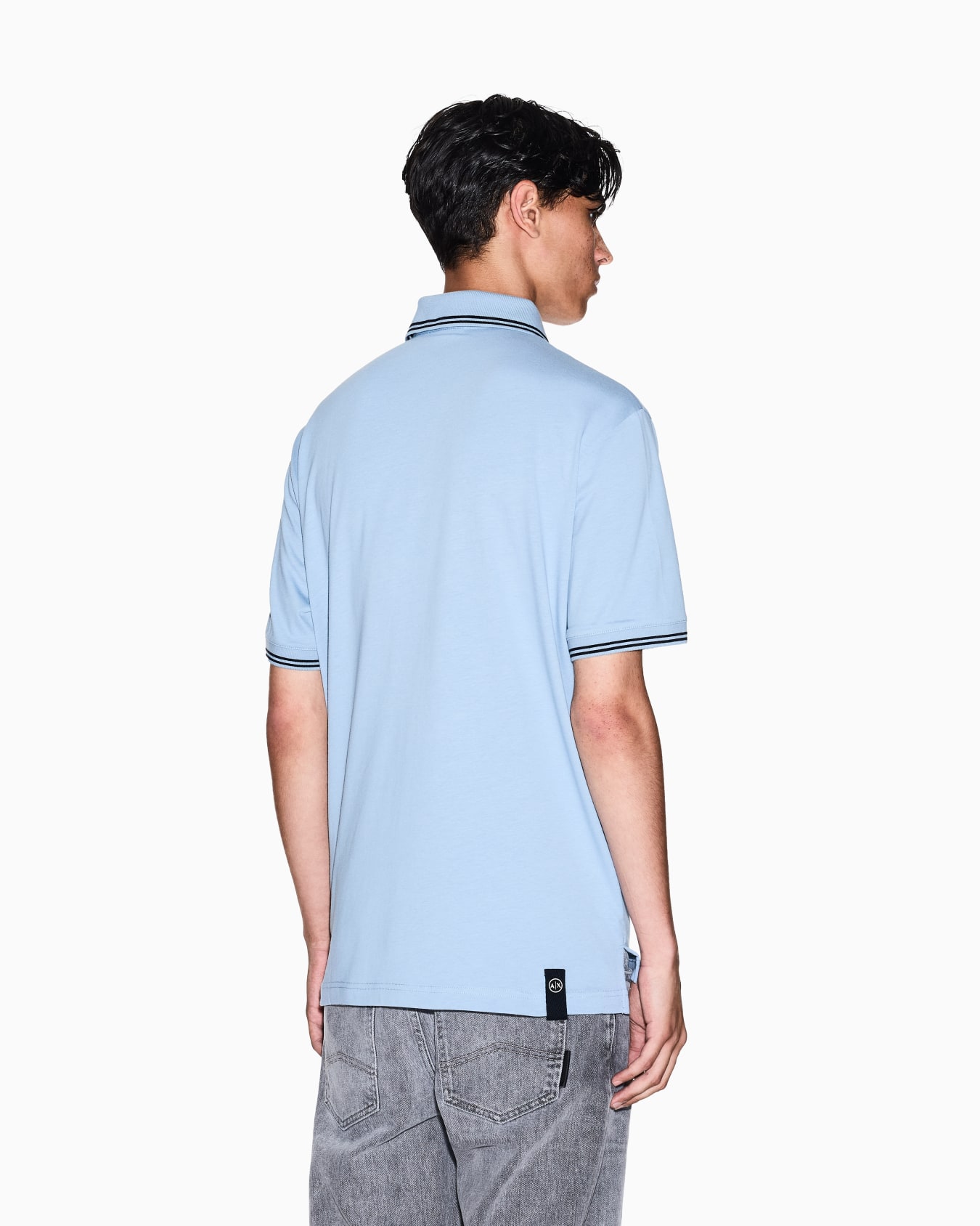 Polo regular fit in jersey di cotone Slide 2