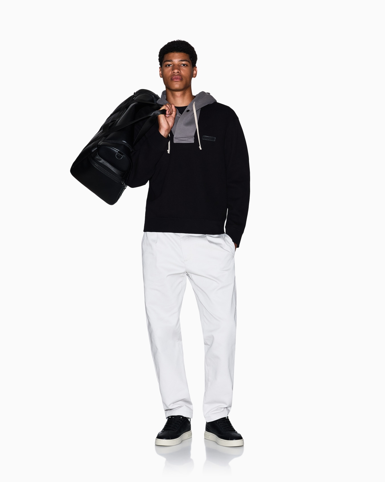 Contrast hoodie Slide 1