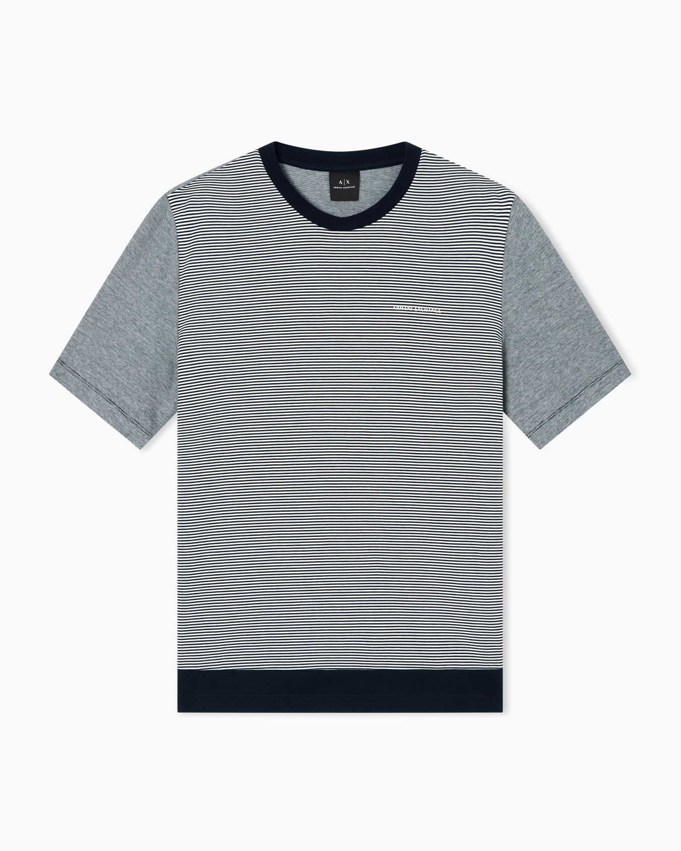 Striped cotton T-shirt Slide 0