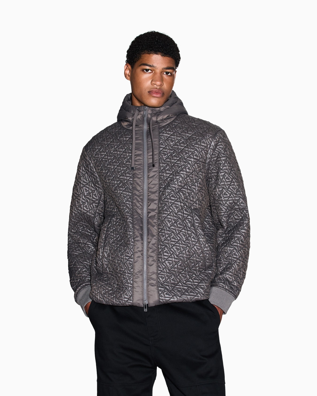 Jacket with allover logo Slide 3