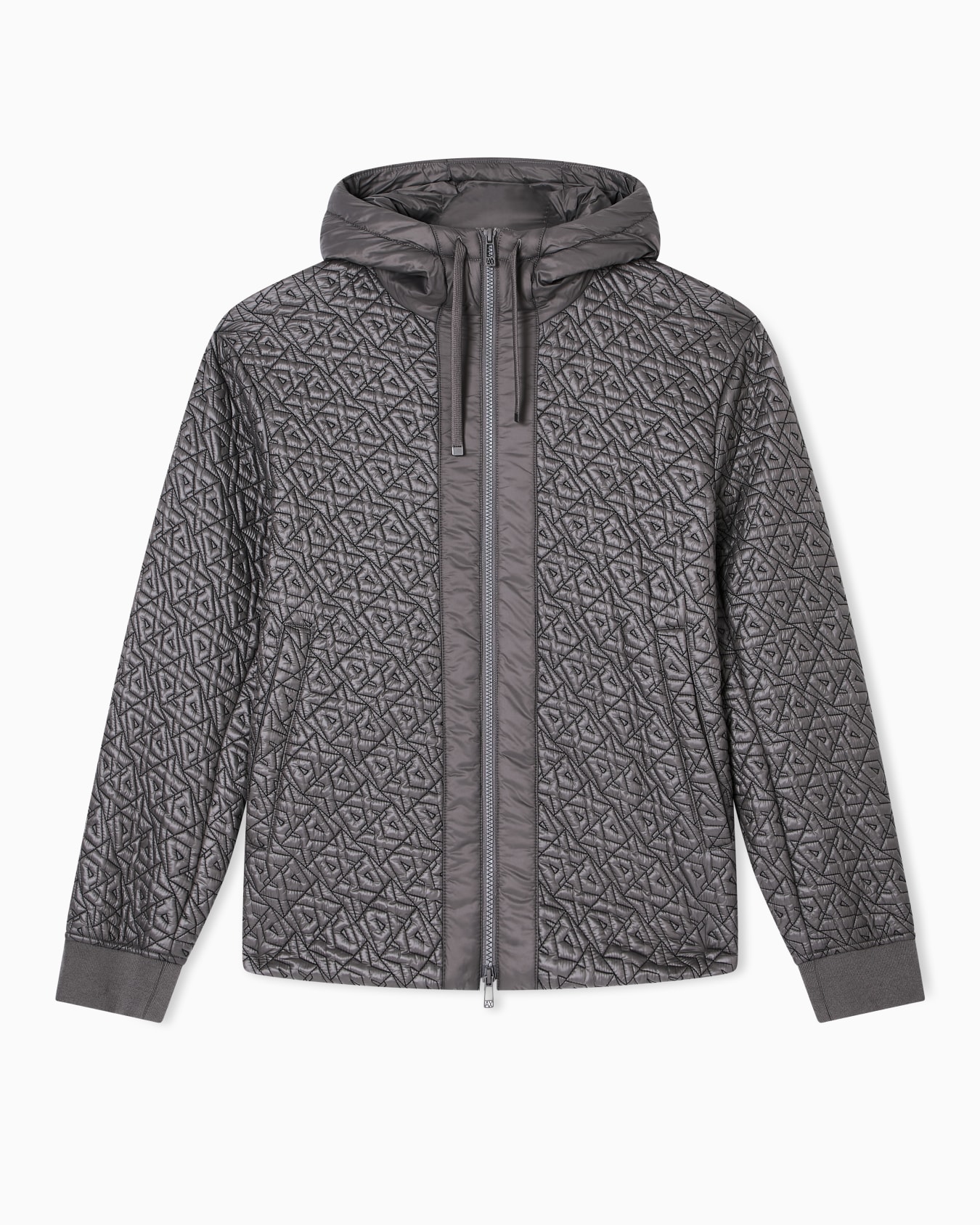 Jacket with allover logo Slide 0