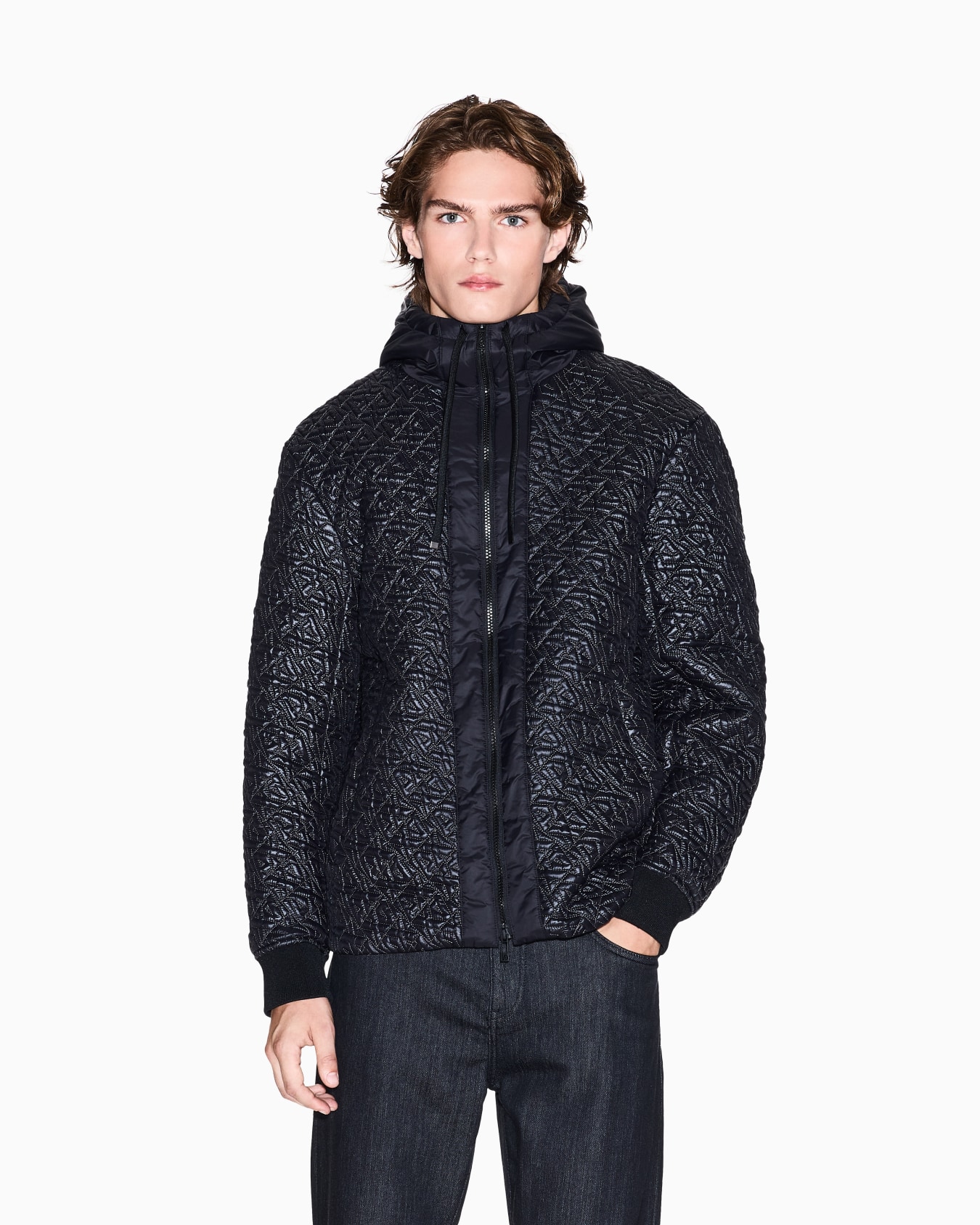 Jacket with allover logo Slide 3