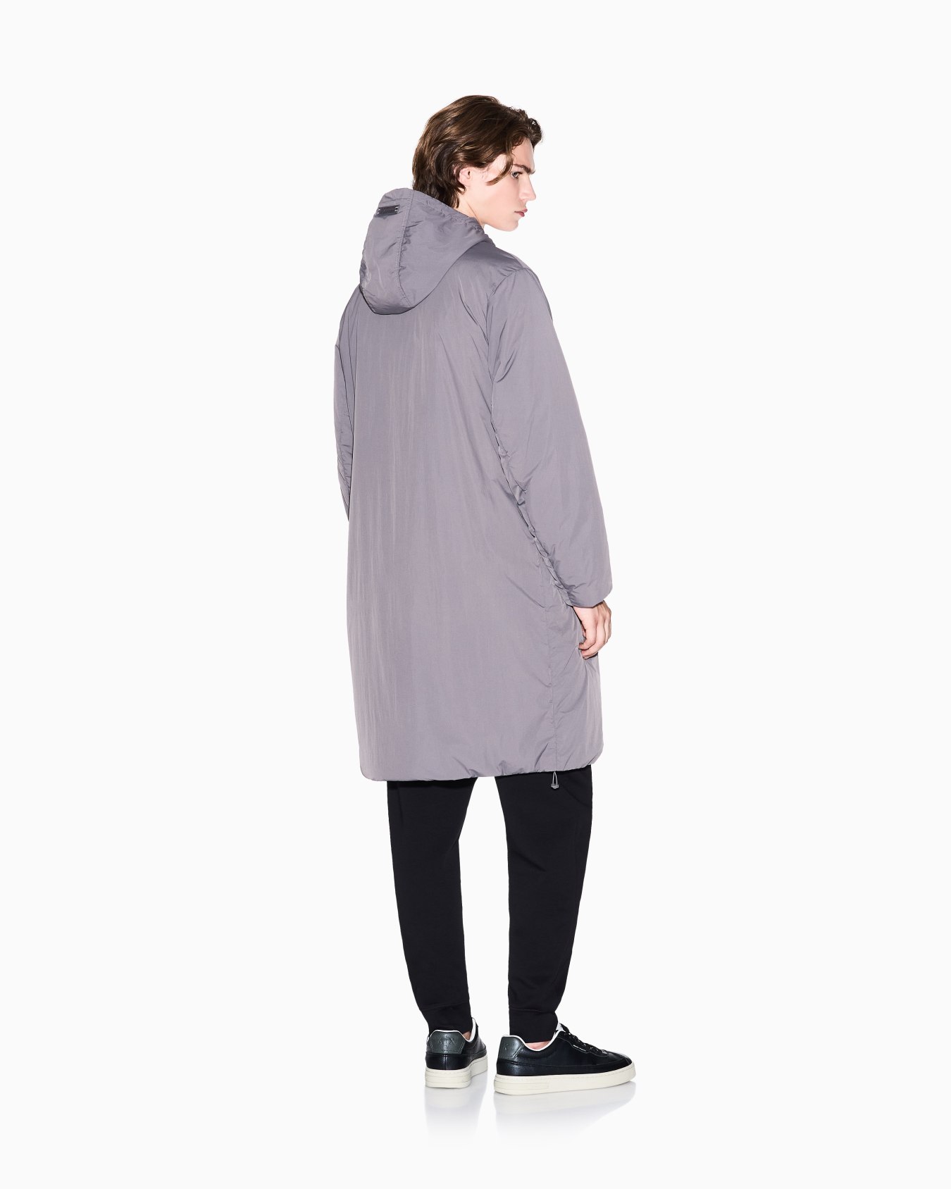 Gabardina ancha con capucha Diapositiva 3