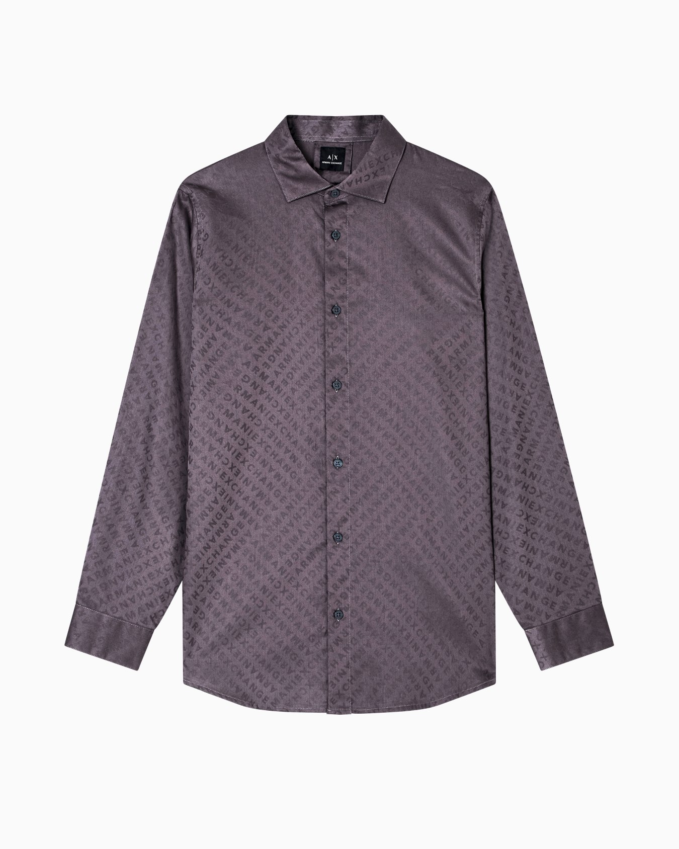 Chemise coupe régulière avec logo intégral Diapositive 0