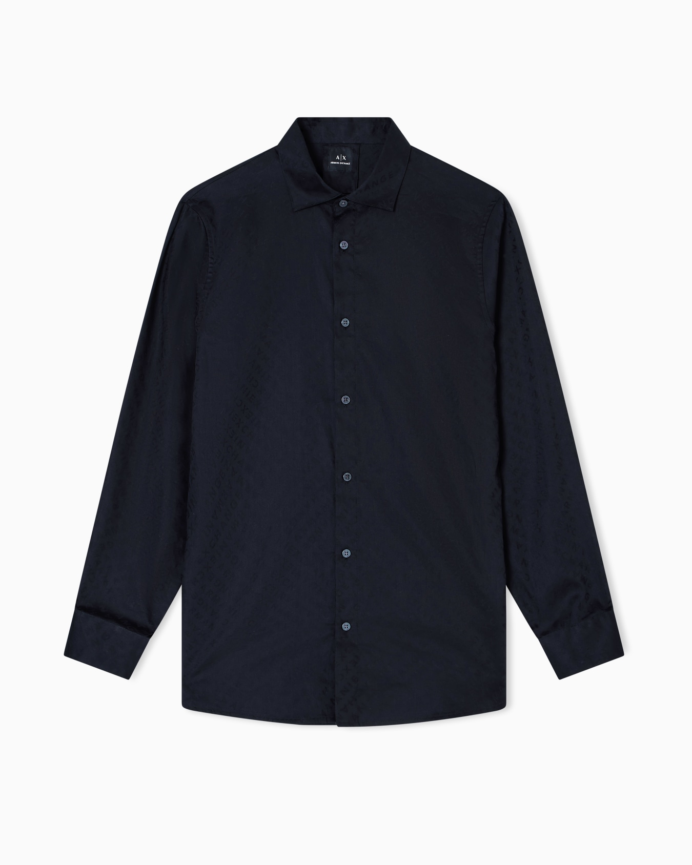 Camicia regular fit logo allover Slide 0