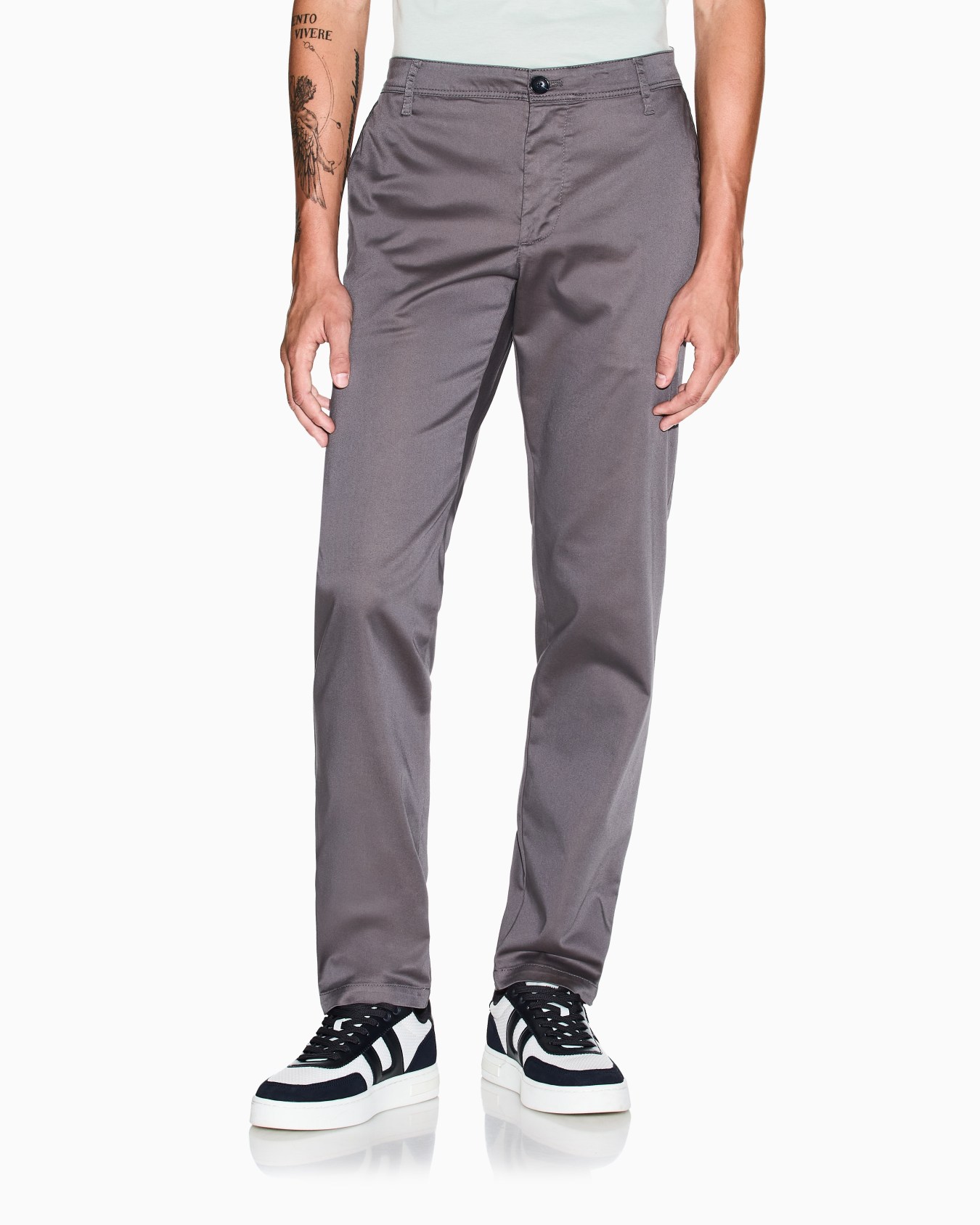 Stretch cotton chinos Diapositiva 3