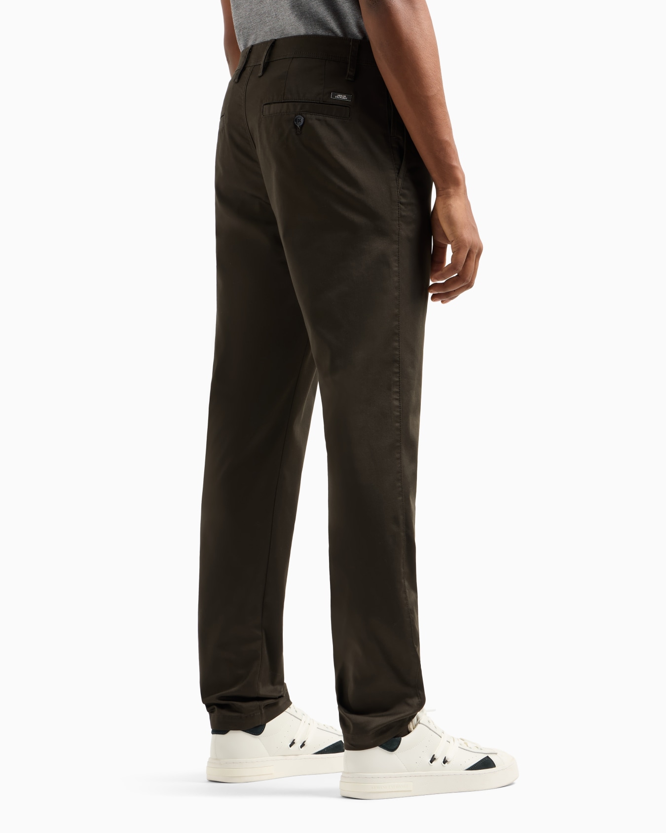 Stretch cotton chinos Slide 2