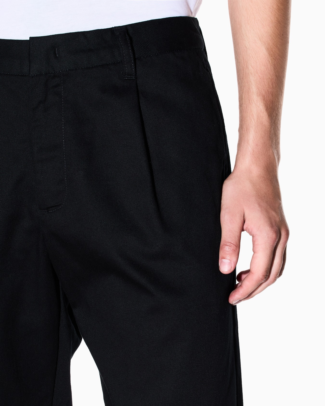 Pantalon chino en sergé de coton Diapositive 5